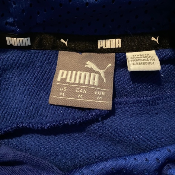 BUY 2 ITEMS AND GET 1 FREE - Men’s PUMA Royal Blue Hoodie Sz M - Picture 8 of 11